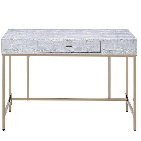 Acme Furniture Piety Silver Vanity Desk 32 x 19 x 43