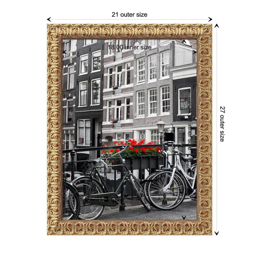 Florentine Gold Ornate Wood Wall Picture Frame