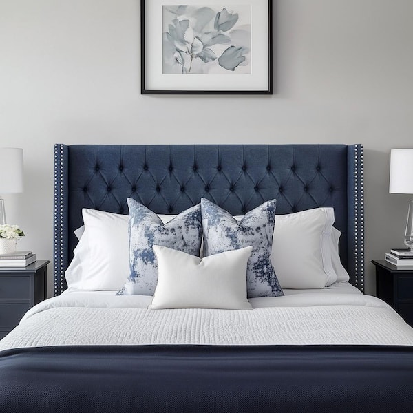 Baldwin Blue Queen Upholstery Headboard