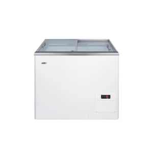 7.2 cu. ft. Manual Defrost Commercial Chest Freezer in White