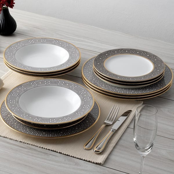 Noritake Infinity 12 Piece Set Service for 4 Bronze