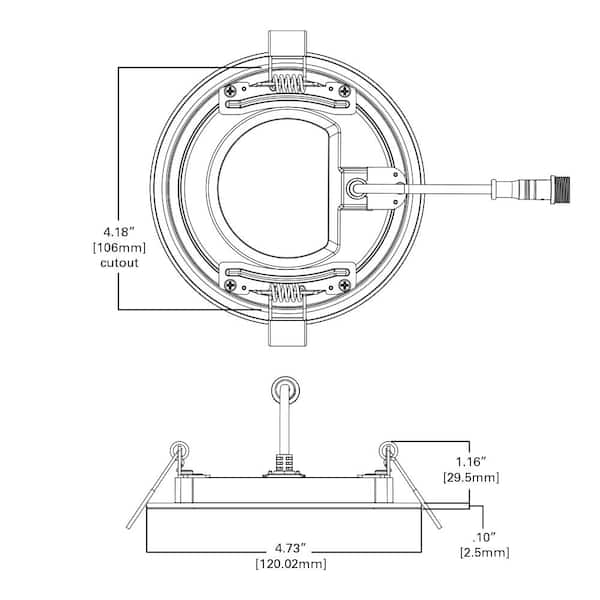 4 Pack) HALO Recessed RL560WH6935R 5" Or 6" Integrated