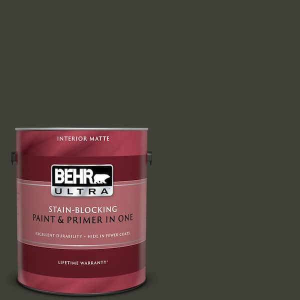 BEHR ULTRA 1 gal. #UL200-1 Broadway Matte Interior Paint and Primer in One