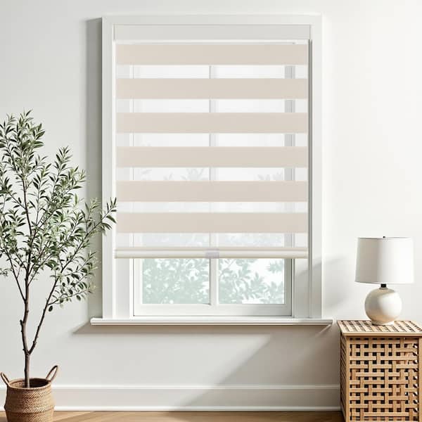 Reviews for Aosky Zebra Blinds Cordless Shades-Dual Layer Light