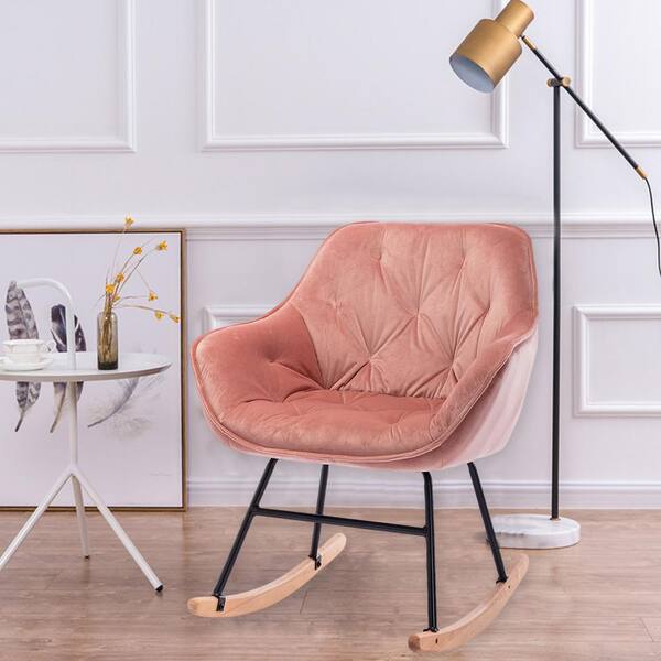 Comfortable pink deals chair