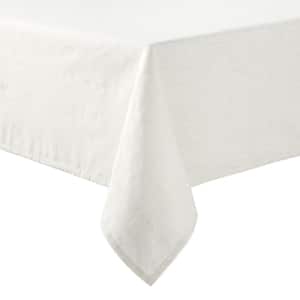 Honeycomb Modern Farmhouse 84 in. W x 60 in. L Beige Cotton Tablecloth