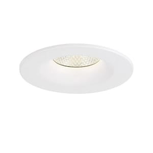 Midway 3.5 in. Round 2700K-5000K Selectable CCT Remodel Fixed Downlight Integrated LED Recessed Light Kit in White