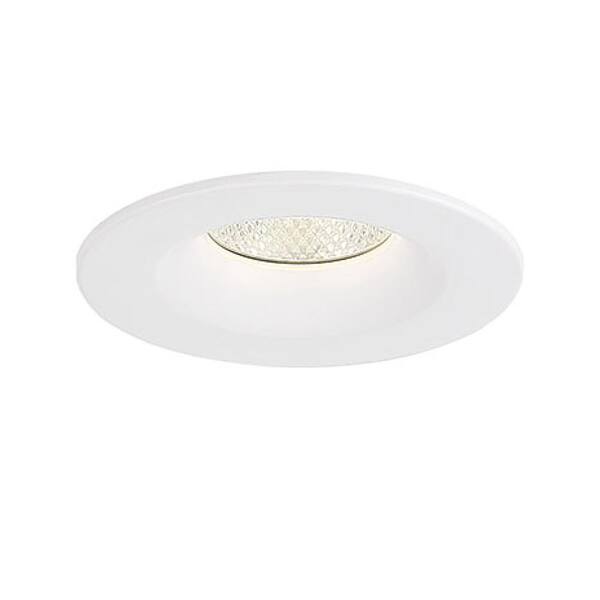 Eurofase Midway 3.5 in. Round 2700K-5000K Selectable CCT Remodel Fixed Downlight Integrated LED Recessed Light Kit in White