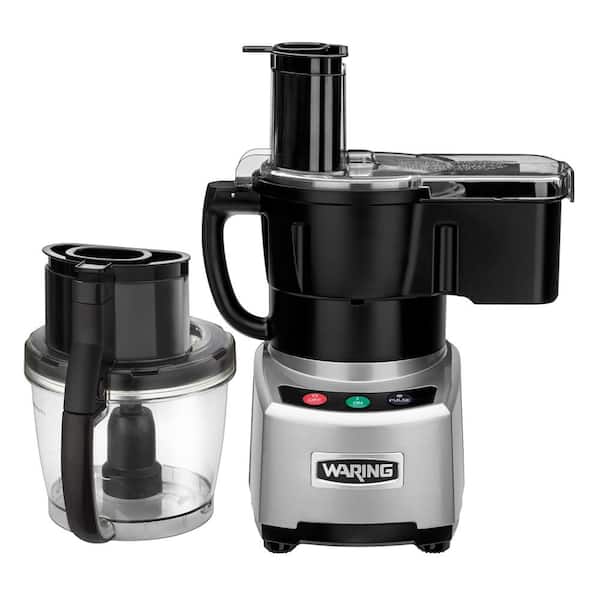 Waring Commercial 4-Qt. Combination Bowl Cutter Mixer and Continuous-Feed with Nylon Dicing and LiquiLock Seal System
