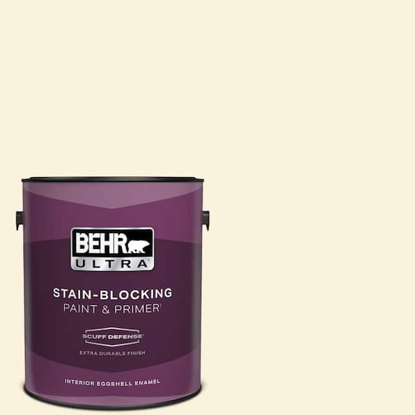 BEHR ULTRA 1 gal. #360A-1 Social Butterfly Extra Durable Eggshell Enamel Interior Paint & Primer