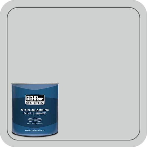 1 qt. #PPH-43 Gray Pearl Extra Durable Satin Enamel Interior Paint & Primer