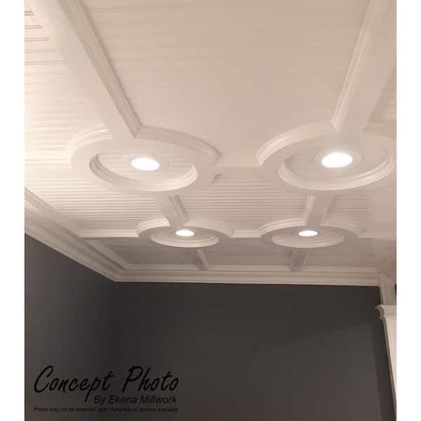 14"W x 2"P x 20"L Perimeter Tee for 8" Traditional Coffered Ceiling System 