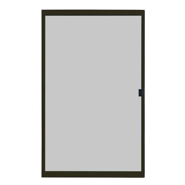 Bronze Metal Sliding Patio Screen Door, Sliding Screen Door 48 X 78