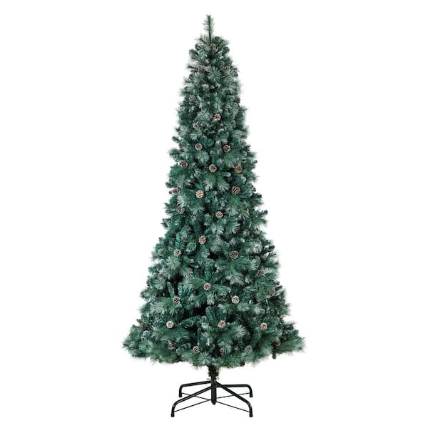 Nearly Natural 9 ft. Frosted Tip Pine Artificial Christmas Tree