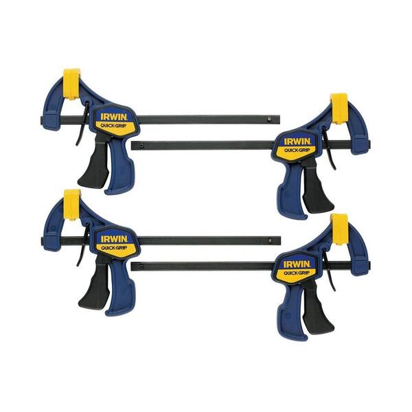 Irwin 6 in. Mini Bar Clamps (4-Pack)-DISCONTINUED