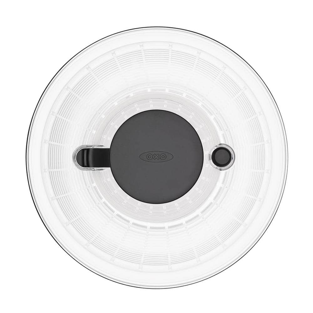 Clear & White 6.22 Qt Easy-Use Award-Winning Salad Spinner