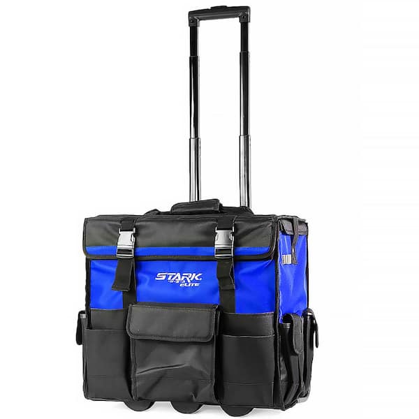 STARK USA 20 in. x 12 in. Jobsite Rolling Tool Bag Backpack