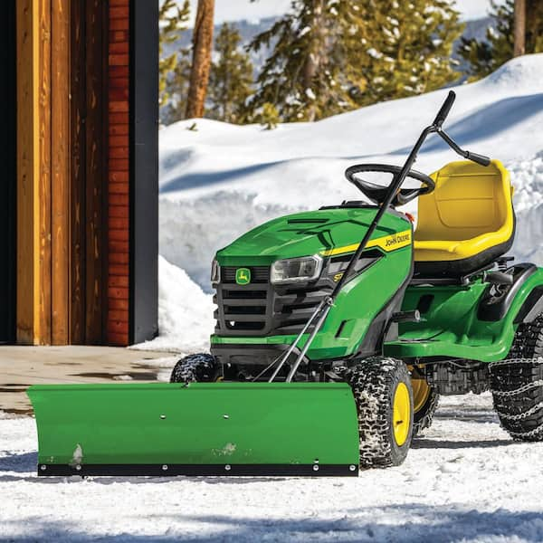 John deere mower snow blower online attachment