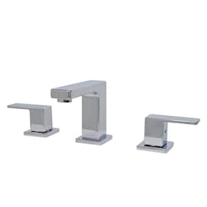 Capri 8 in. Widespread 2-Handle Bathroom Faucet in Chrome