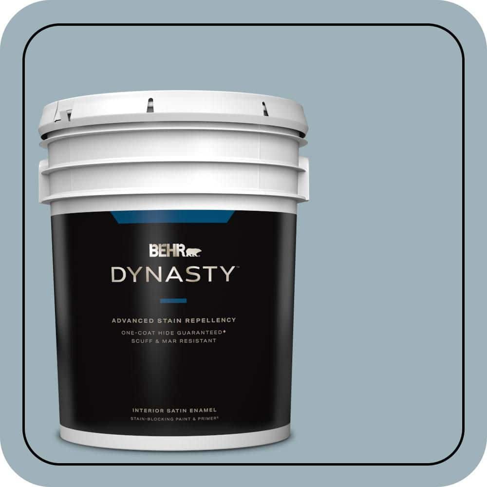 5 gal. #MQ5-59 Ovation One-Coat Hide Satin Enamel Stain-Blocking Interior Paint and Primer price history on PriceWatchPro