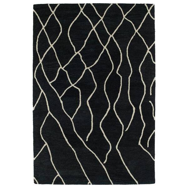 Kaleen Casablanca Charcoal 4 ft. x 6 ft. Area Rug
