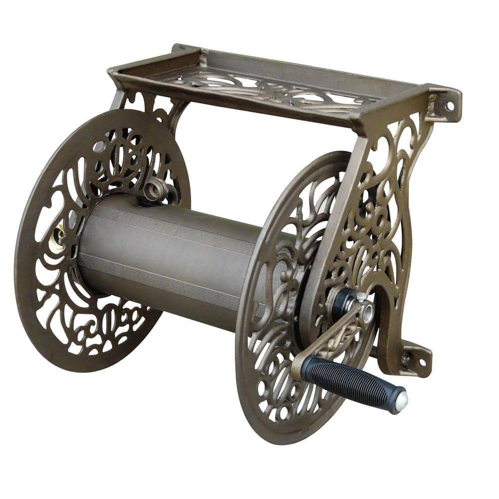 Hampton Bay Wall Mounted Hose Reel 704 HB The Home Depot