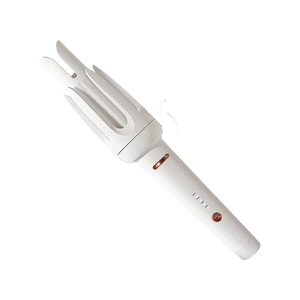 Aoibox Ideal 13.6 in. x 3.5 in. x 3.5 in. Personal Care Products Hair Care Rotating Curling Iron in White