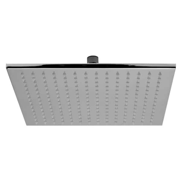 ALFI BRAND 1-Spray 12 in. Single Ceiling Mount Fixed Rain Shower Head in Polished Chrome