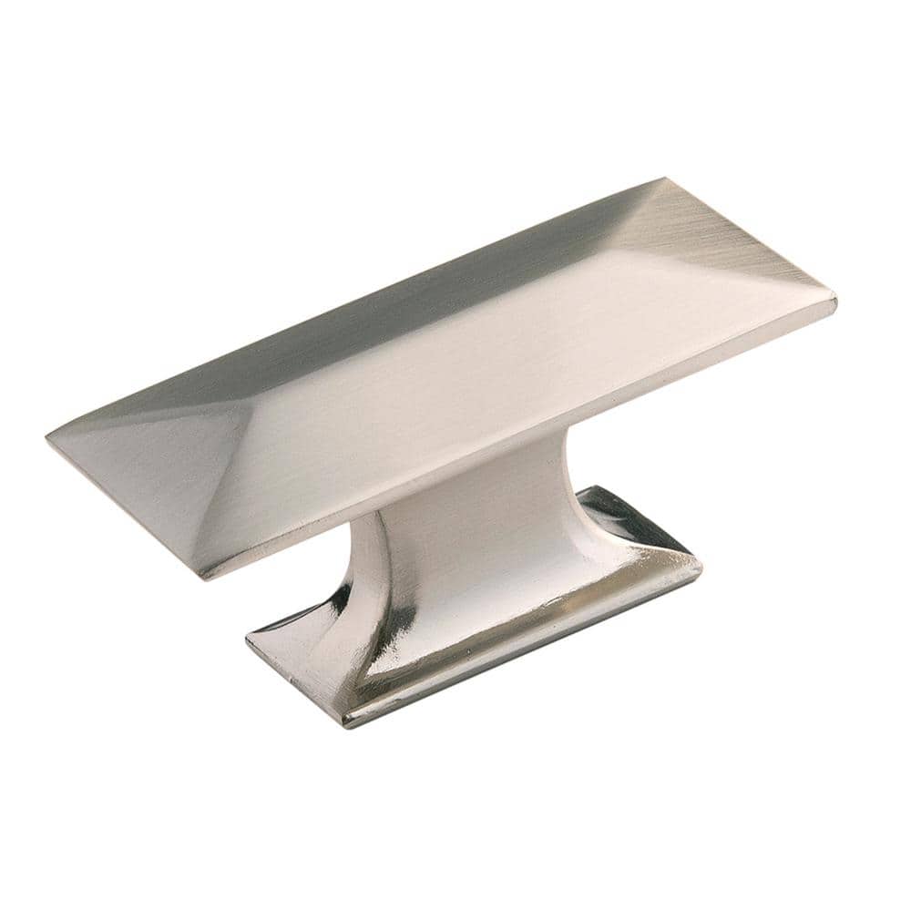 Bungalow 2-5/16 in. x 1-1/16 in. Diameter Satin Nickel Cabinet Knob (10-Pack) price history on PriceWatchPro