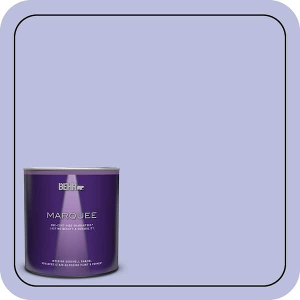 BEHR MARQUEE 1 qt. #620A-3 Rhapsody Lilac Eggshell Enamel Interior Paint & Primer