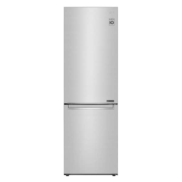 LG 12 cu. ft. Bottom Freezer Refrigerator with Ice Maker, Multi-Air Flow and Reversible Door in PrintProof Stainless Steel