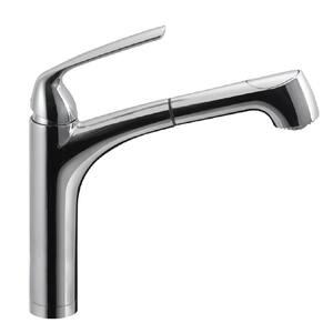 HOUZER Reya Single-Handle Pull Out Sprayer Kitchen Faucet with 
