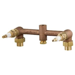 8 in. Rough-In Valve Body for 2-Handle Tub and Shower Trim