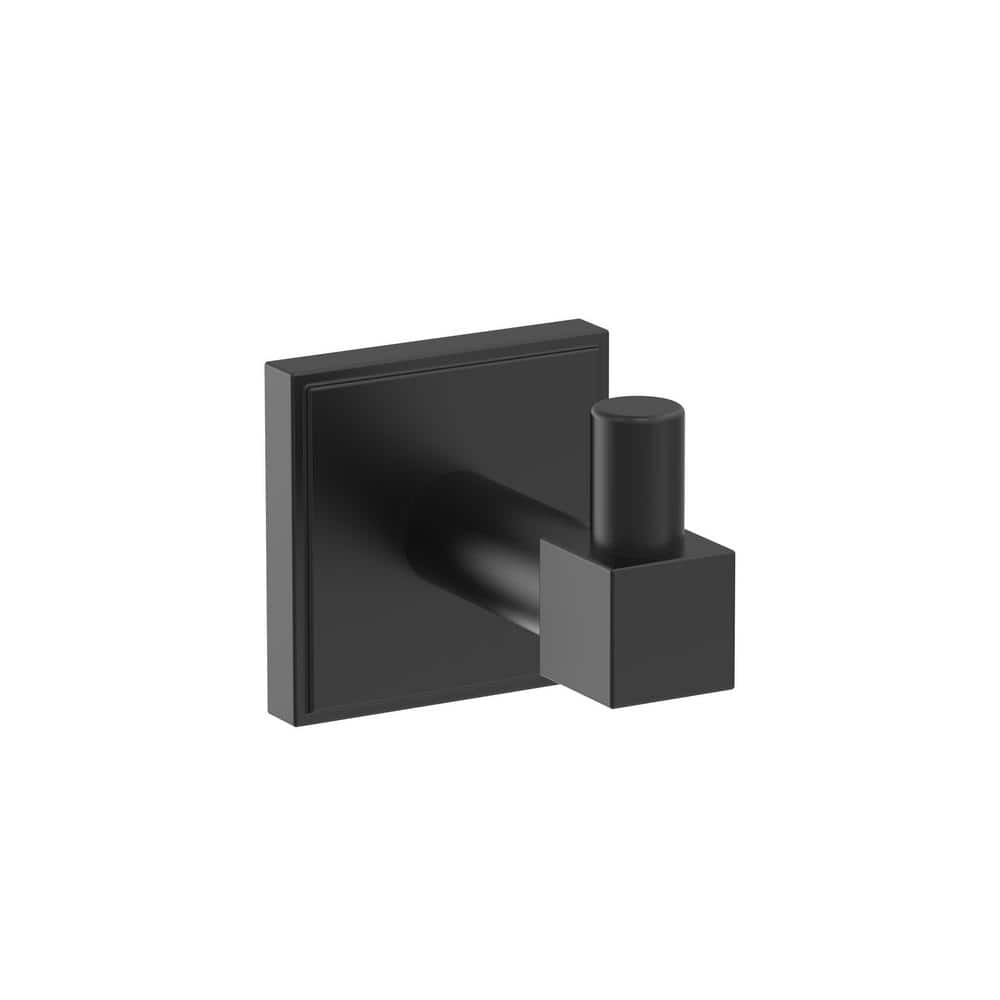 Amerock Appoint Knob Single Robe Hook in Matte Black BH36070MB - The ...