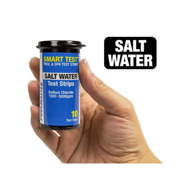 Salt Set Saltwater System Swimming Pool Test Strips 10 Strips/Bottle Tests for 