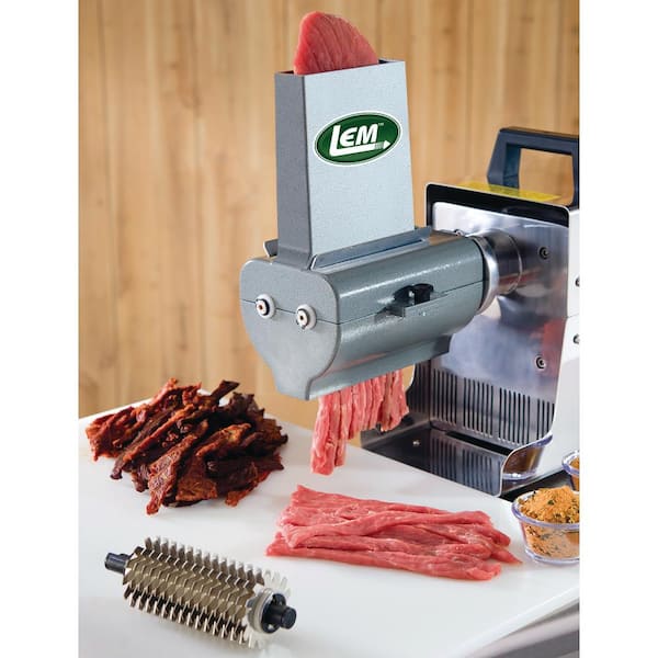 LEM Products 602TJ Electric 2-in-1 Jerky Slicer and Tenderizer 