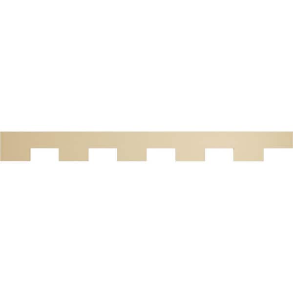 Ekena Millwork 1 in. D x 9 in. W x 90 in. L Primed Polyurethane Panel Moulding
