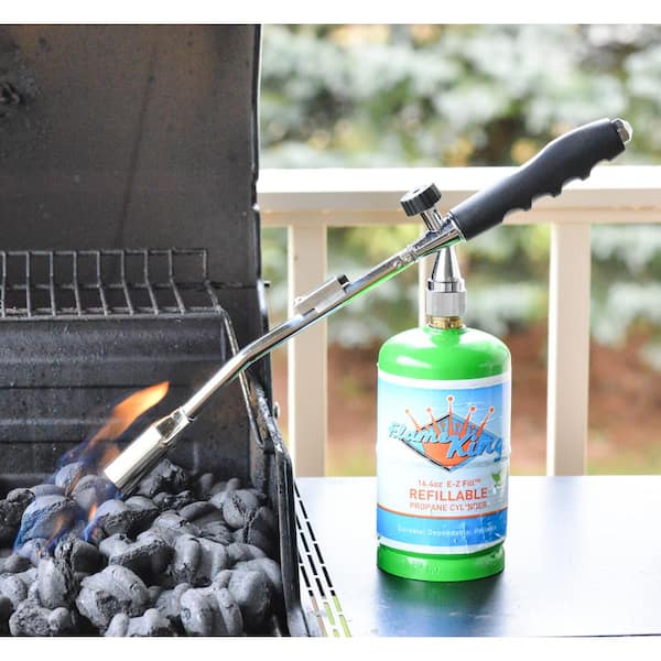 propane torch charcoal starter