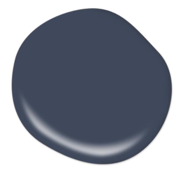 BEHR PREMIUM 1 qt. #S530-7 Dark Navy Interior Chalk Decorative Paint 713004  - The Home Depot