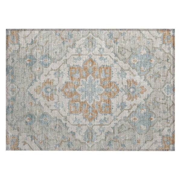 Chantille Machine Washable Indoor/Outdoor Abstract ACN3027 Taupe 2 ft. x 3 ft. Accent Rug