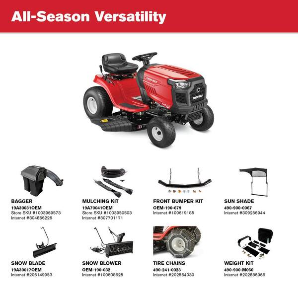 troy bilt garden tractor