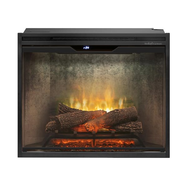 Dimplex Revillusion 30 in. Built-In Electric Fireplace Insert with Front Glass and Plug Kit