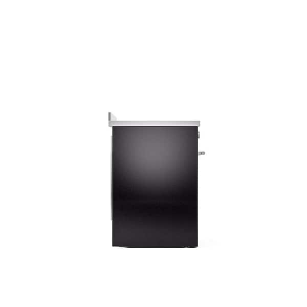 Professional Plus II 30 in. 4 Zone Freestanding Induction Range in Glossy Black
