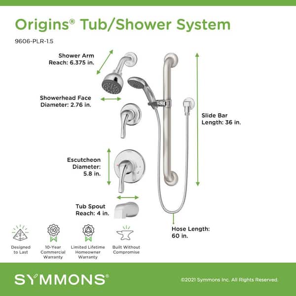 Origins Temptrol Single-Handle 1-Spray Tub and Shower Faucet in Chrome (Valve Included) Origins Temptrol Single-Handle 1-Spray Tub and Shower Faucet in Chrome (Valve Included)