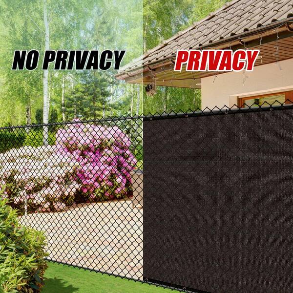 Tnfeeon Schermo Per Privacy Da Balcone 3x9.8ft – Copertura Per Recinzione In HDPE Con Protezione UV, Include 25 Fascette – Ideale Per Giardino, Terrazza E Patio (Grigio)