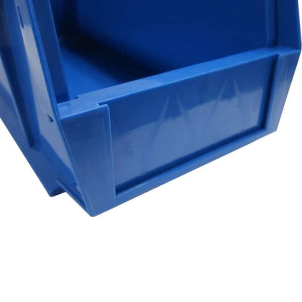 Plastic Stackable Bins - 11 x 5 1/2 x 5, Blue