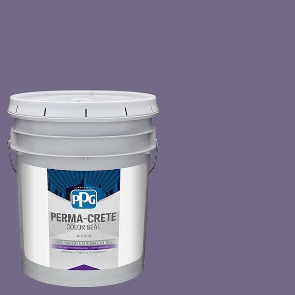 Color Seal 5 gal. PPG1174-6 Purple Rain Satin Interior/Exterior Concrete Stain