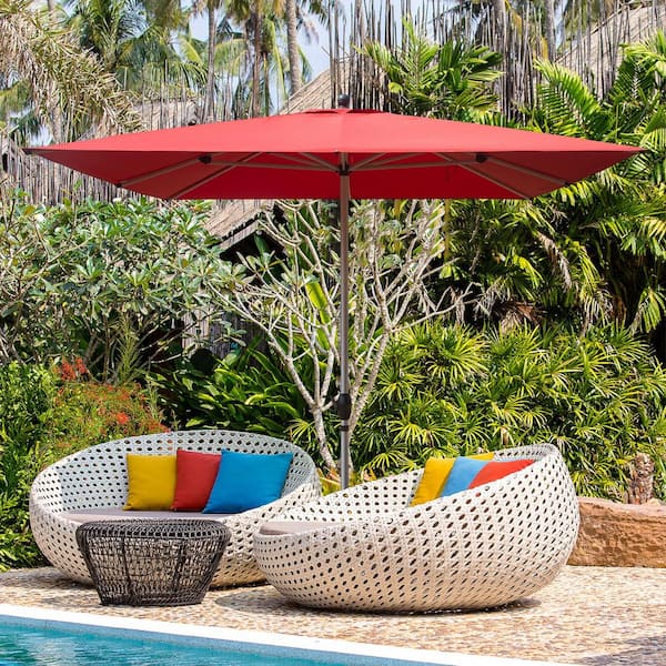 5-6foot patio umbrellas with base 6' Aluminum Sunbrella AA Umbrella, Crank Lift, Manual Tilt, Aluminum Ribs  (CGSPT608UMB)