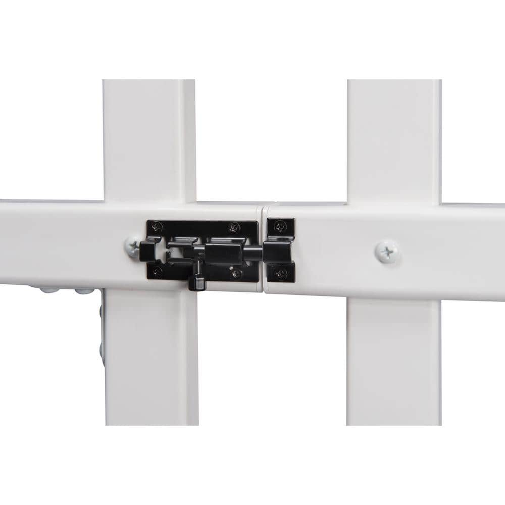 Baskenridge 3-ft White Vinyl Picket Fence Gate Kit