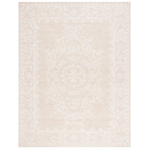 SAFAVIEH Abstract Ivory/Beige 11 ft. x 15 ft. Striped Area Rug ABT141D ...
